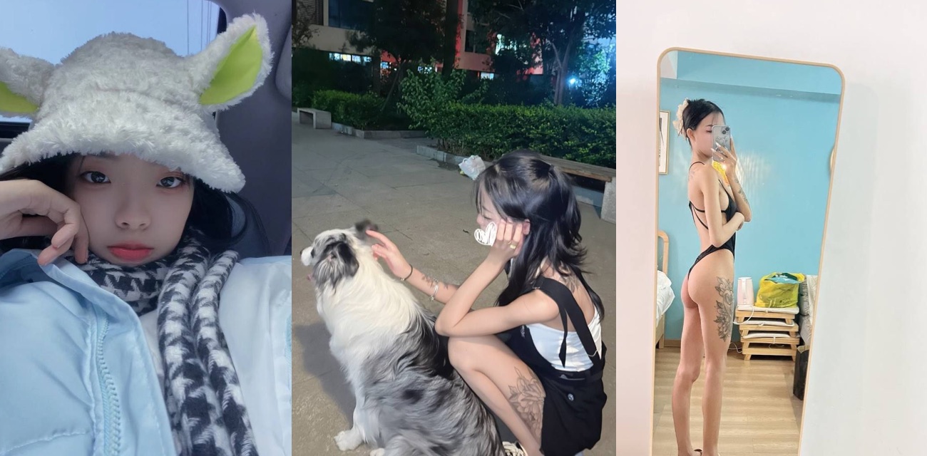 黑龙江鹤岗纹身精神小妹刘锦