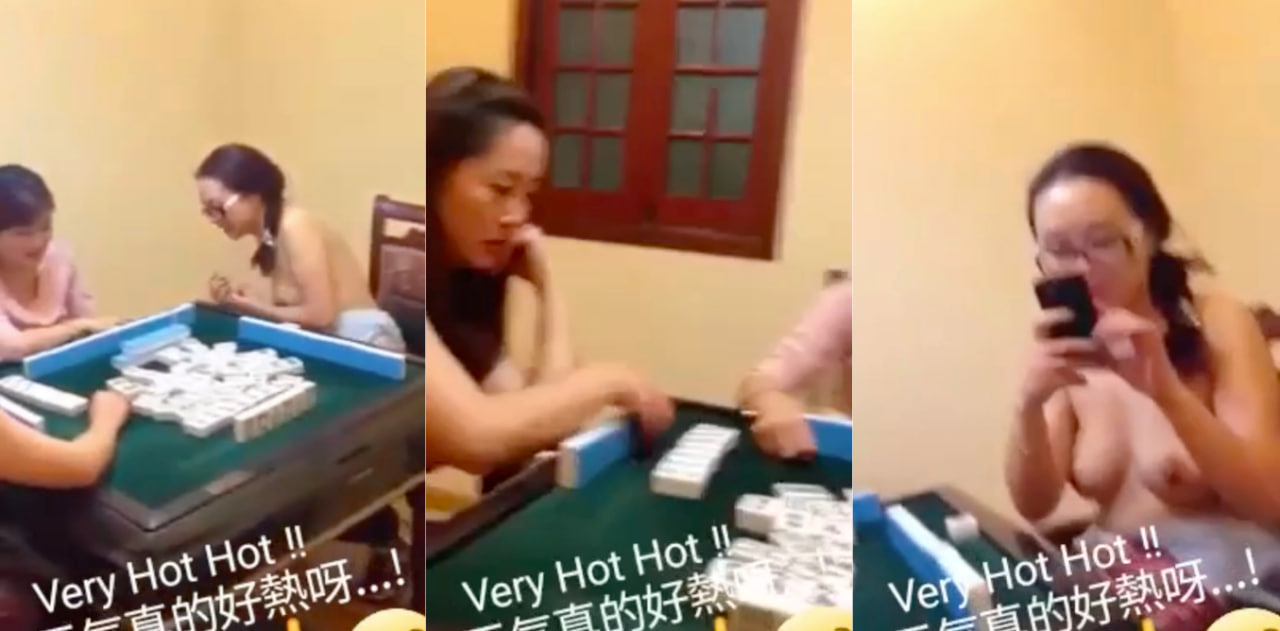 裸体麻将重出江湖～打麻将打输了要脱得精光哦！小编在线筹备牌局等三位靓女的加入～