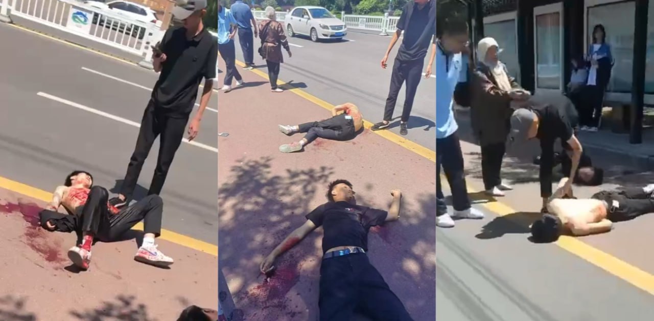 甘肃平凉五中高中生街头斗殴 1V5 结果被反杀1死1伤3逃 明年就要高考了太可惜了!
