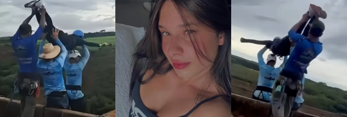 巴西圣保罗一女子蹦极 因工作人员疏忽大意 未系安全绳导致其意外身亡