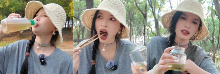 王竹子户外大挑战 新鲜热乎圣水煎牛排 野外刺激到极致