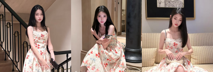 ASMR声控博主 玖九与柒七 超性感蓝裙美腿裸足 御姐助眠诱惑拉满