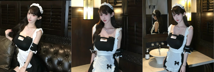 老板专属女仆生活秘书 每天穿女仆装跪舔脚趾含鸡巴 窗前被后入猛操