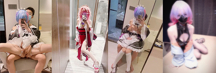 【cos】kitty不吃鱼 极品清纯萝莉扎着双马尾被男主人各种调教～