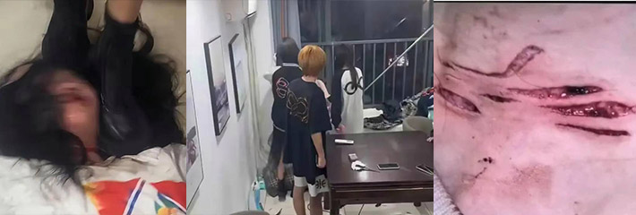 长沙市岳麓区西雅中学女生为避免霸凌殴打割喉事件!不料却换来变本加厉的殴打!