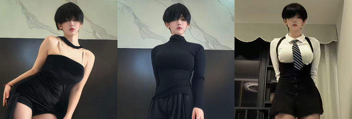 抖音网红 洋桔梗 短发假小子翻车黑料 镜头前中性酷飒 私下是金主的骚母狗 大尺度私照被全网疯传
