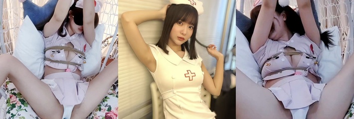 调教大神 嗷大喵 绳缚调教护士服小美女 吊椅束缚强制高潮