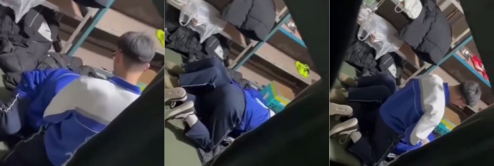 早熟高中生储藏室偷欢狂飙!吐出精华装袋留念,青春肉体早已沦陷!