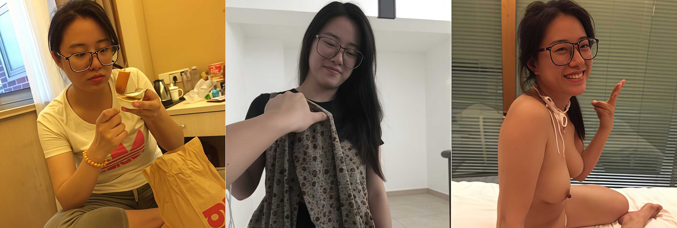 眼镜人妻语文老师 私生活极度反差 与老公露脸性爱私拍泄密 各种情趣制服调情做爱骚到不行