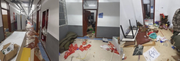 山东环帝祥龙戒网瘾学校 惊天大起义 学生半夜砸烂宿舍 教官吓跑人间蒸发 现场如战场！