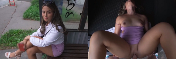 捷克富二代街头搭讪俄罗斯美女 用钞能力砸蒙贪财洋妞 插嘴操穴口爆吞精！