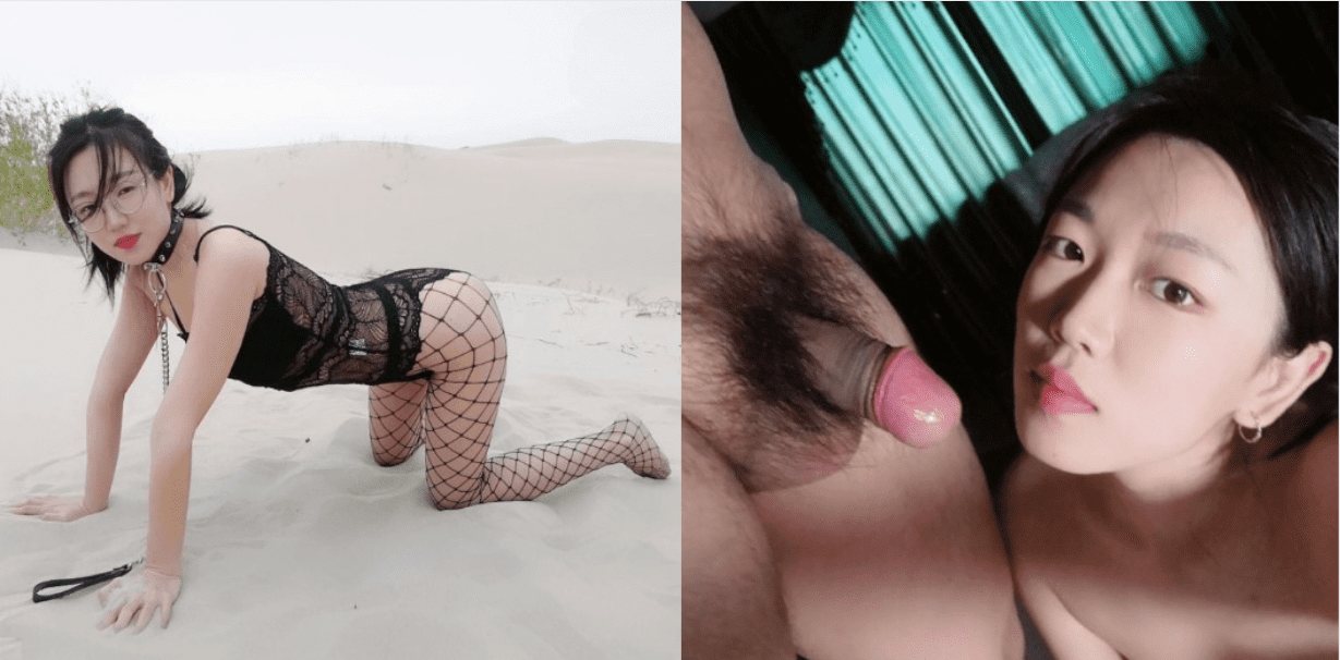 邻居家的老婆平时非常有气质文静 没想到也玩狗趴这么骚