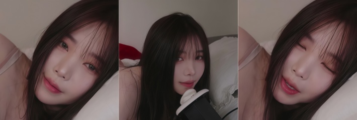 ASMR博主 Yoonying 夏日特辑 被母系女友强行舔耳宠爱的每一天