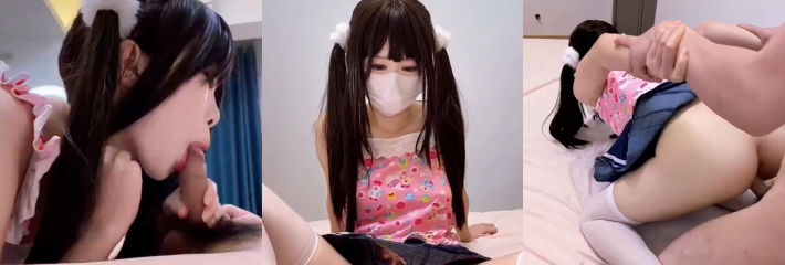 推特双马尾萌妹 小鸢宝宝 操粉福利 白丝JK装 嫩穴被后入狂操