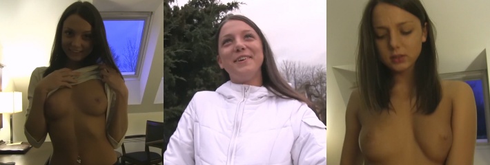 捷克街头搭讪系列 紧实小美女在酒店里享受她的第一根大雕！