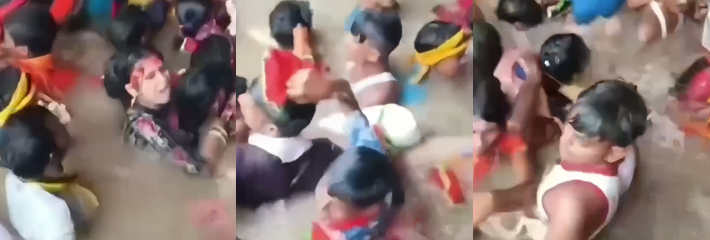 印度恒河传统宗教仪式沐浴活动 多名女性被性侵骚扰 堪称大型淫趴现场