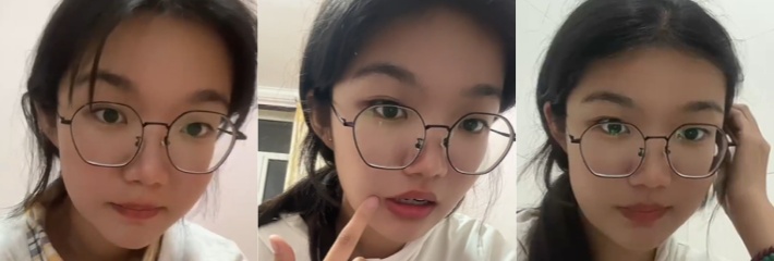 天上飞机最高地上眼镜妹最骚 陕西榆林横山中学高三清纯学妹 林子苒 拍摄小视频给网友被曝光!