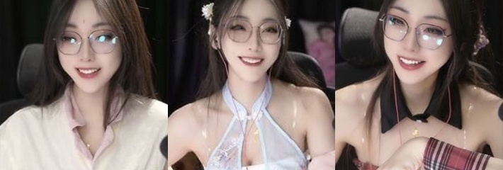 B站擦边主播 灌注大白菜 清纯眼镜甜妹 早期自慰福利视频合集