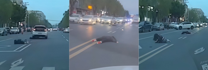河北保定涿州 男子驾车撞人 现场视频曝光 撞倒两女子后反复碾压致死