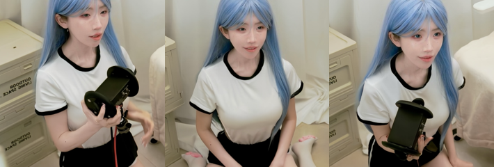 ASMR声控主播 秋水 性感体操服白丝大长腿 助眠福利天花板