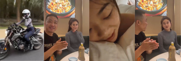 美女机车媛，女骑士都这么好操的吗？还是嘴馋逼遭罪，女骑的身材真耐看 真是尤物啊！