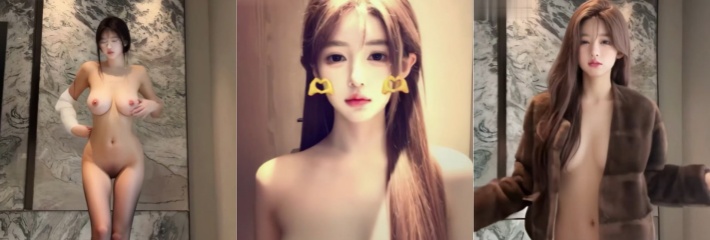 AI脱衣抖音网红韩冰!极品娃娃脸长腿女神热舞,绝顶美乳白虎诱惑震撼人心!