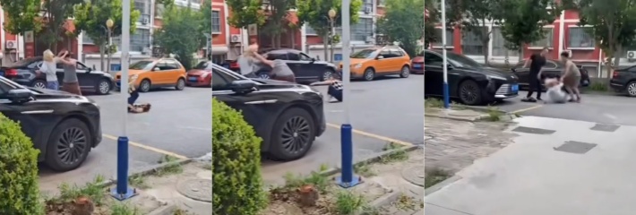山东德州 乐陵嘉诚黄金水岸小区 出轨抓小三事件 网传暴力冲突 警方已介入处理