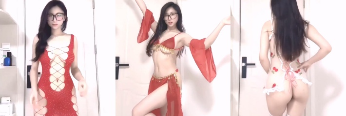 快手30万粉丝网红 一只白咩咩 定制裸舞福利 各种情趣装 诱惑摇摆 性感身材 极度诱惑!