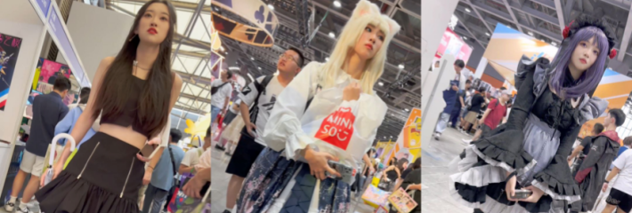 5月2 KFC最新抄底偷拍 漫展专场 各种COS嫩妹 裙底风光各种内裤看个够!