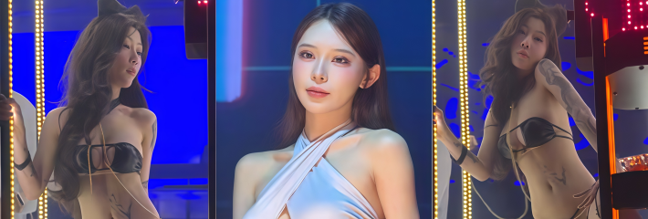 高端酒吧气氛组 大奶女模特会一字马 女DJ抖奶 现场看得硬了