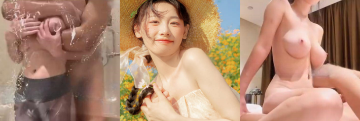 清纯巨乳女神镜前激战 翘臀后入 潮喷到床单湿透 一碰就喷水 妥妥骚货!