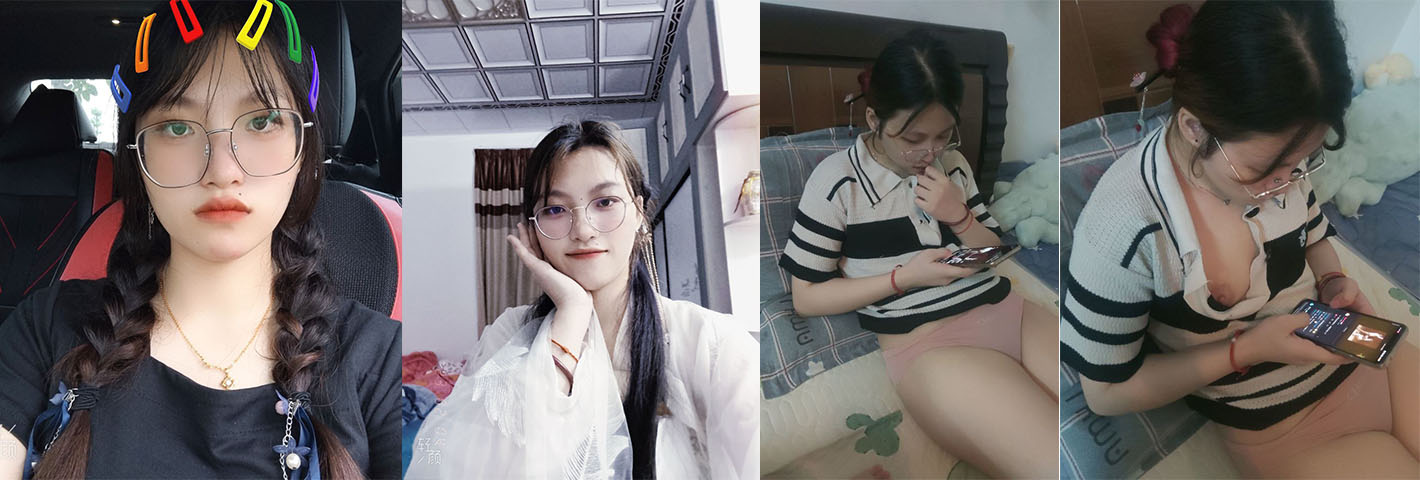 大嘴淫荡眼镜妹与男友啪啪的性爱视频流出！还让男友不要拍，谁知渣男不但拍了还外流了~