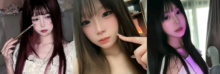 齐刘海的长发大学生 分手后遭前男友泄密 无套做爱视频曝光网络