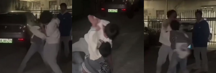 抖音网红守村人 小梓瀚 网络上的老实人私下却暴躁易怒 打架视频火爆全网