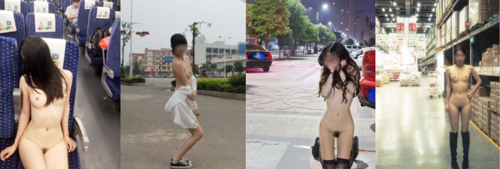 一代女神露出界王者,推特长腿反差婊「草莓穆斯塔」户外极限露出3P无视被路人盯着