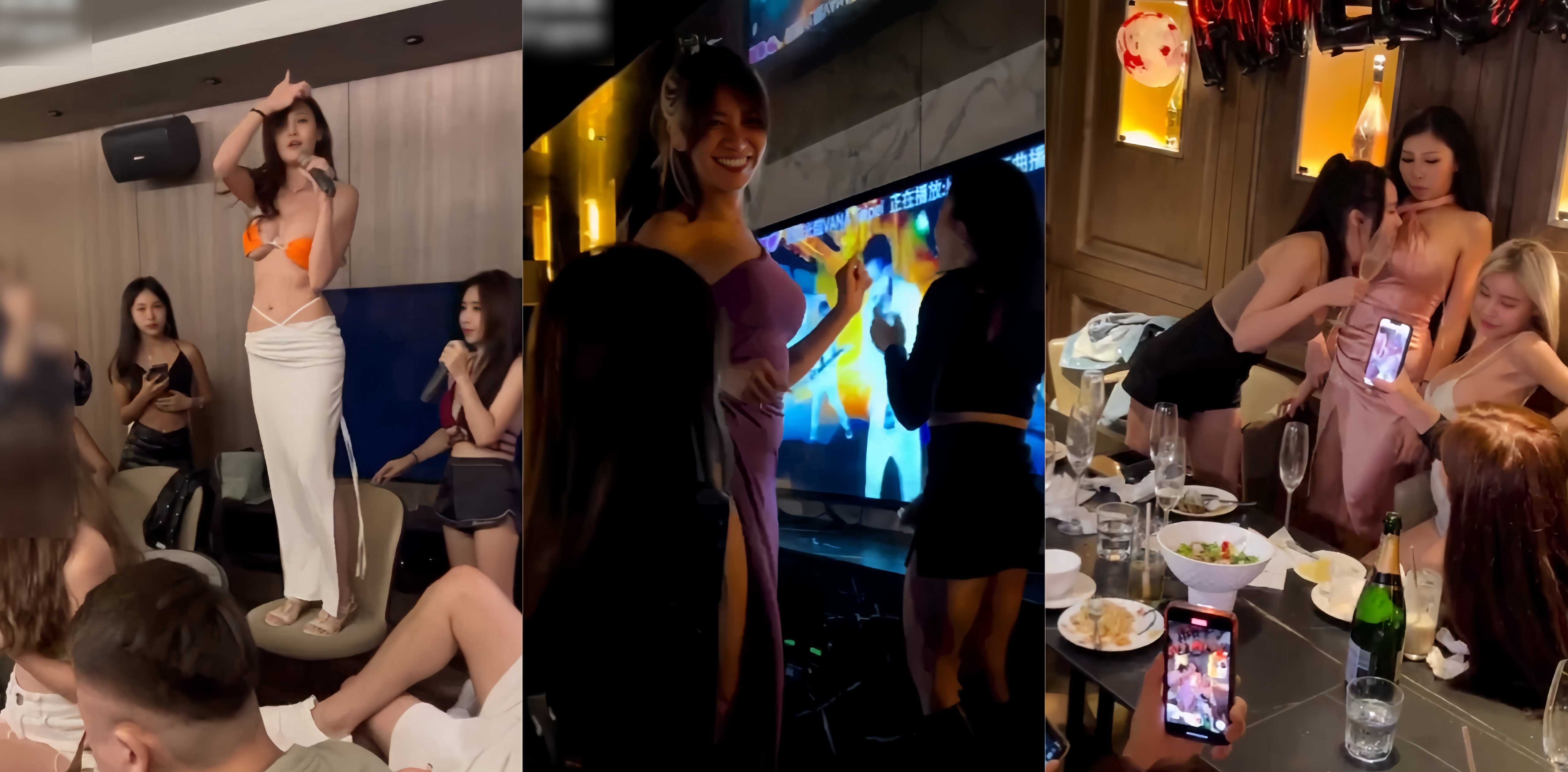 上海顶级富人圈名媛盛宴！会所嗨玩后富哥带酒店啪啪肆意玩弄，都是富二代的性玩具罢了！