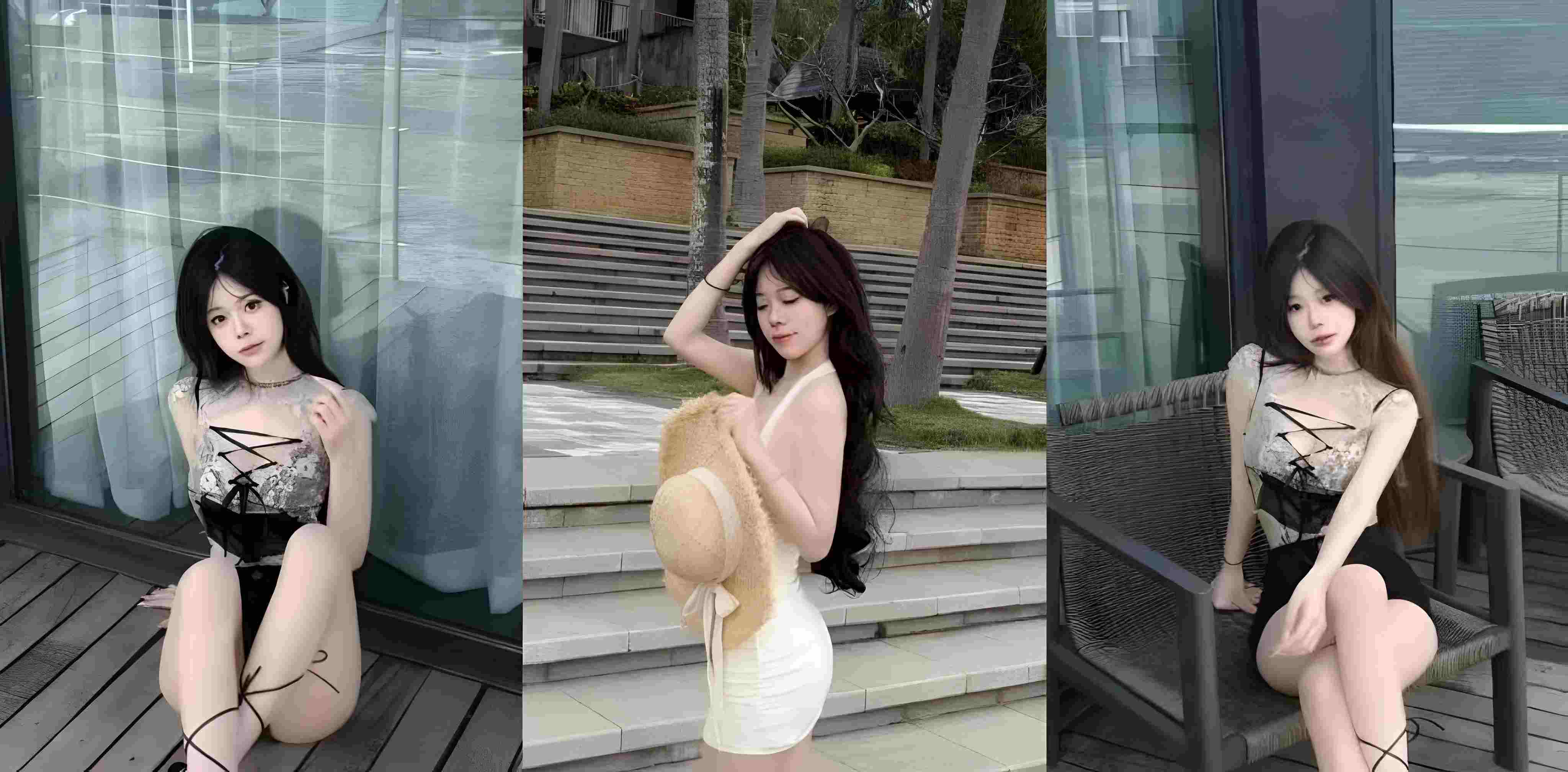 黄毛精神小妹下海直播 被俩花臂小伙前后夹击无套狂干 嫩穴灌满浓精超反差！