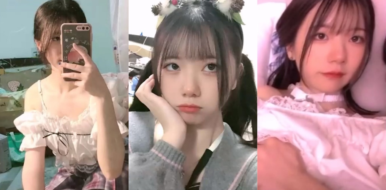 清纯学生妹反差爆棚 表面乖乖女脱光后变骚浪母狗 各种情趣内衣换不停 还撒娇主动求操！