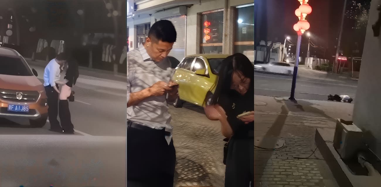 保定育才花园 醉酒男女当街做爱！路边激情缠绵瓜友震惊 这也太饥渴了吧！