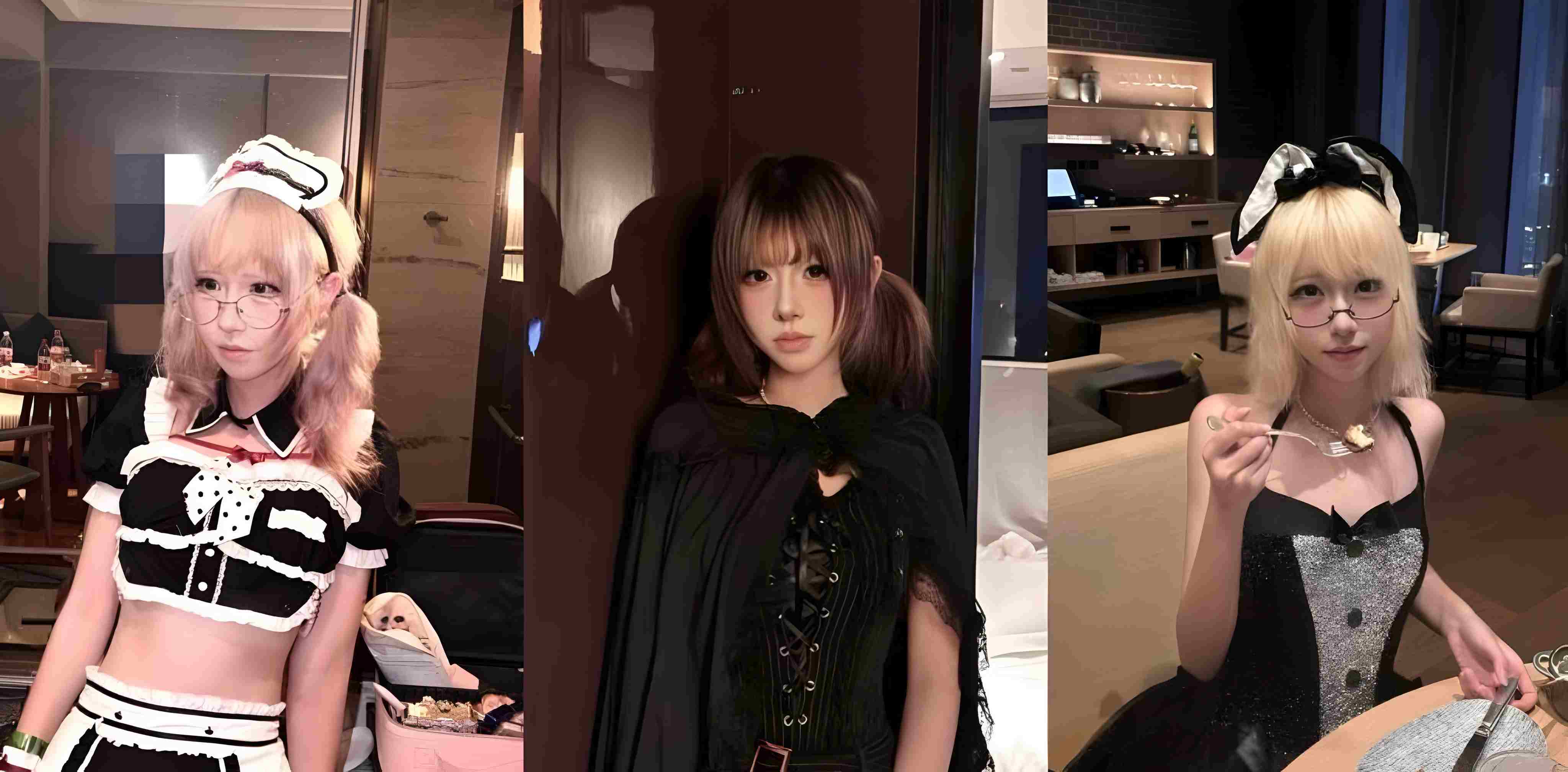 兄妹乱伦 亲妹妹穿情趣女仆装 厨房被哥哥大屌无套内射 暴雨夜直接射满极品嫩穴