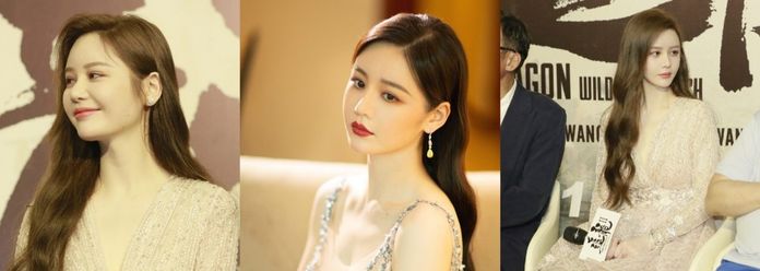 追龙2女主角，晶女郎邱意浓，直播时大方露奶给大家看，难怪王晶对她这么喜欢，原来奶子这么大
