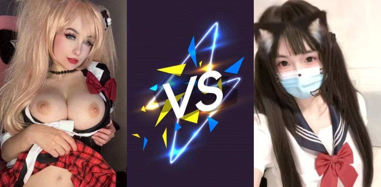 黑料PK！欧美福利姬 eunoia_h3 VS 国产福利姬 糖糖 一个波霸御姐 一个jk萝莉 哪一个让你心动呢？