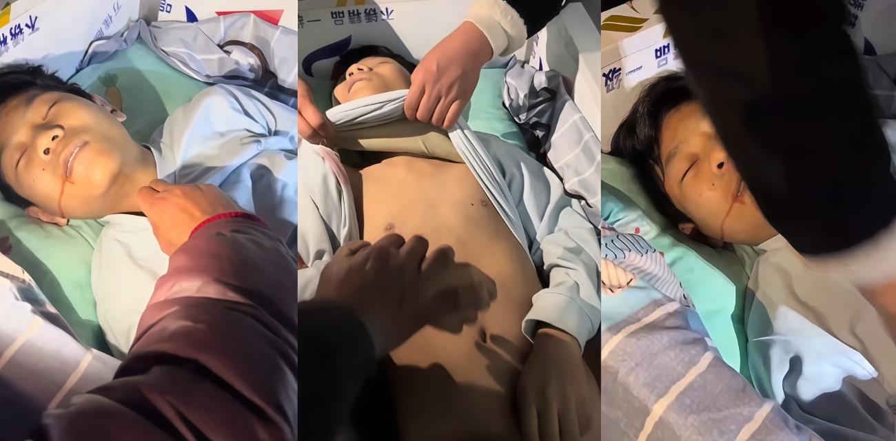 新蔡县今是清华园学校 学生宿舍惨死！嘴角血迹与胸口针孔疑点视频曝光 网传钢管打人真相成谜 全网愤怒质疑学校黑幕！