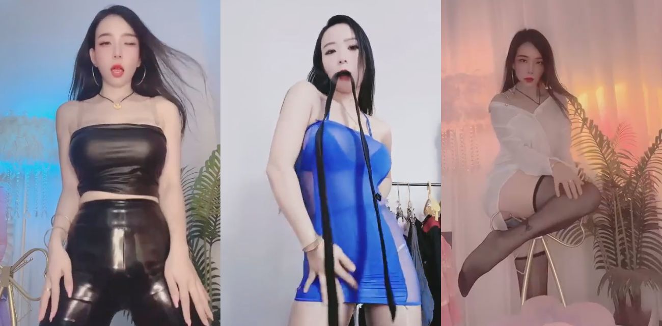快手熟女网红 十三姨 翘臀长腿人妻少妇 抖音风热辣骚舞 丝袜情趣装摩擦小穴 表情极其淫荡！