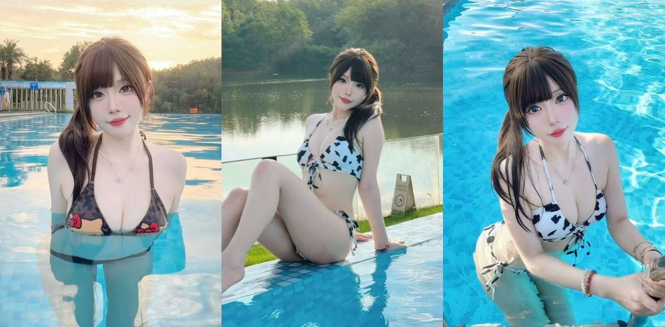 抖音风PMV混剪 AV泳装双轨渐变神作！极品福利姬女神湿身爆乳，两首歌卡点炸裂直接撸到你射穿屏幕！