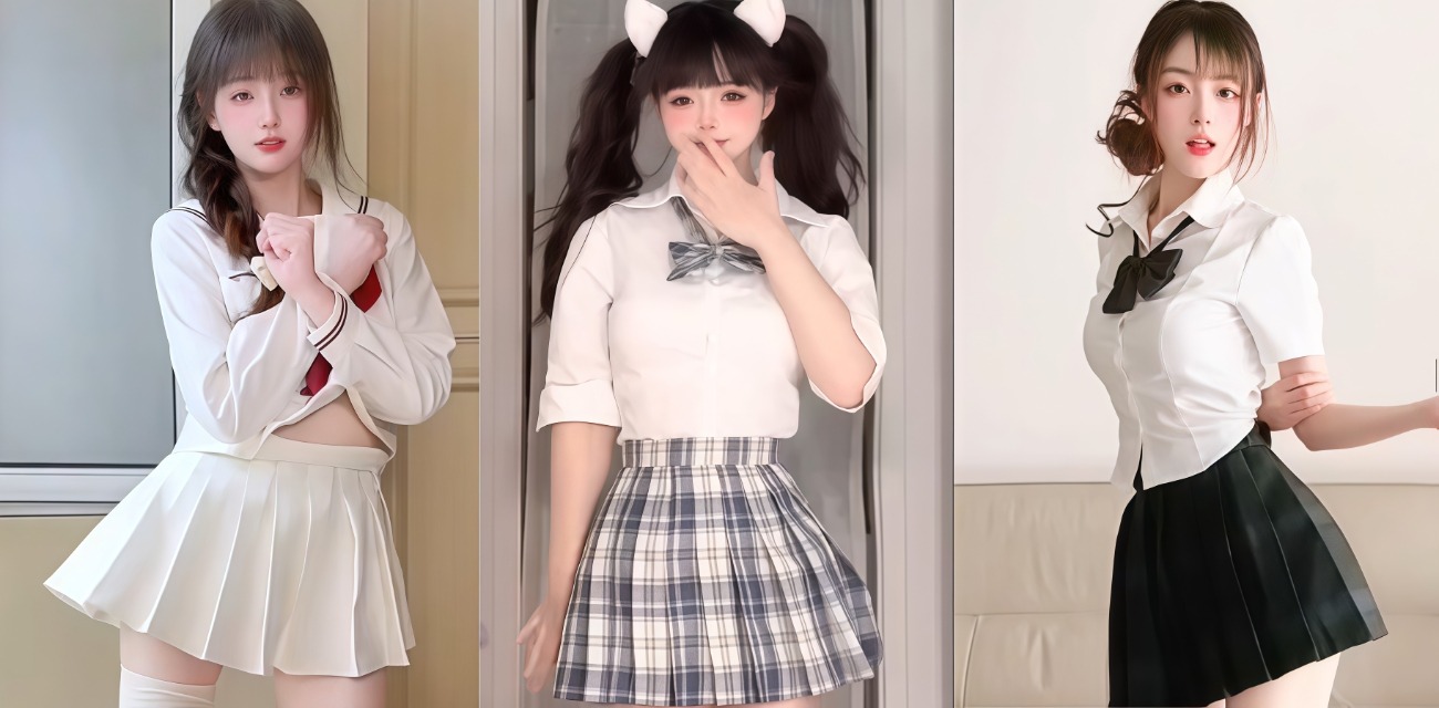 抖音风PMV精选混剪JK学妹合集来袭 清纯JK妹妹甜美勾人热舞扭臀 哪个瓜友能拒绝这波JK福利？