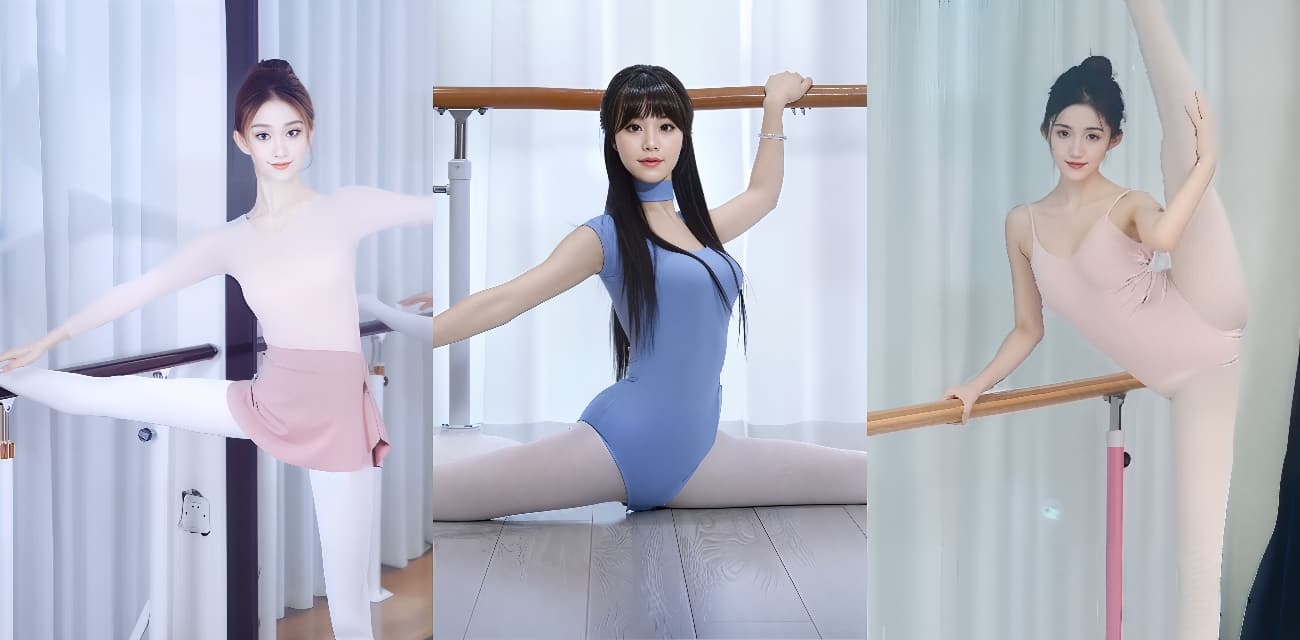 每日大赛 【舞蹈生主题大赛】紧身连体练舞服加上白丝 纯欲诱惑度拉满！｜瓜友热评中