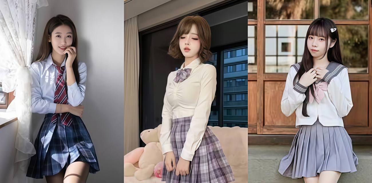 高颜值精神小妹穿厚黑丝JK制服 出租屋自拍吃鸡 女上位乘骑非常带感