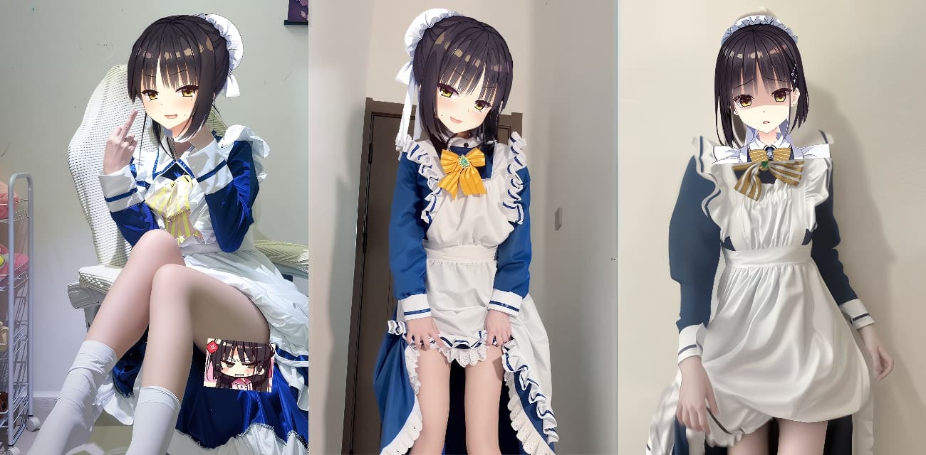 抖音超火长腿美女 cos《星光咖啡馆与死神之蝶》四季夏目 枣子姐福利视频合集来袭 卡点提裙骚舞扭胯太犯规啦！