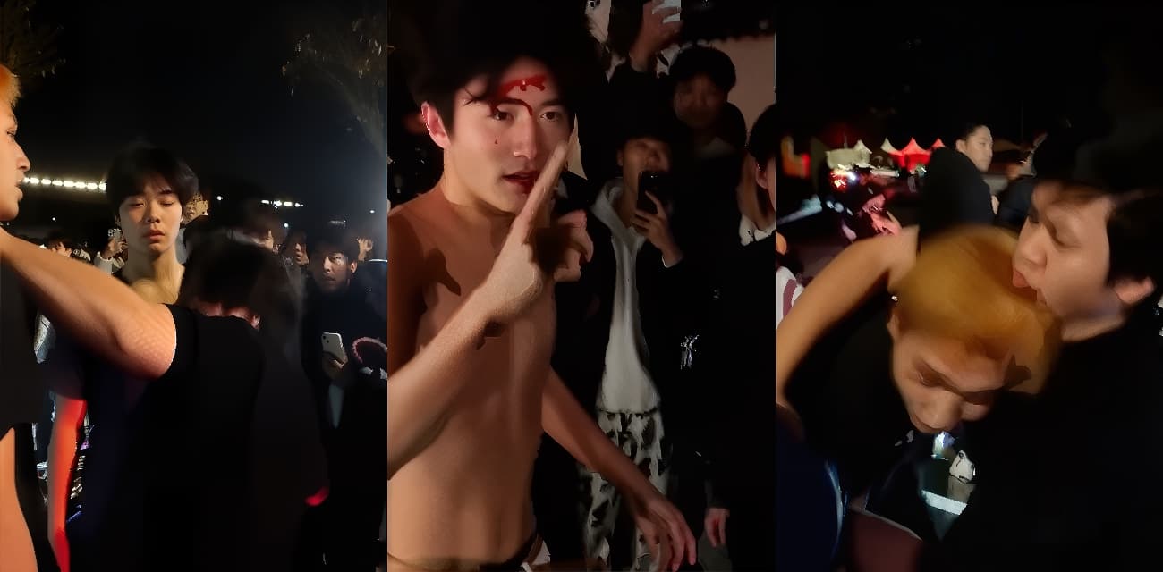 广西桂林c罗真男人！为爱1v4大战精神小伙 宛如天神下凡丝毫不惧！现场完整劲爆画面流出 围观吃瓜群众拍手称快！